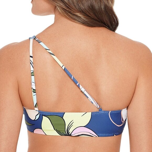 Salt & Cove Womens Spring Bloom One Shoulder Bikini X-Small - Picture 2 of 3